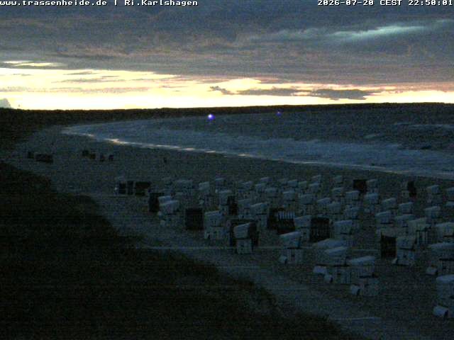 Archiv Foto Webcam Usedom: Strand von Karlshagen und Trassenheide