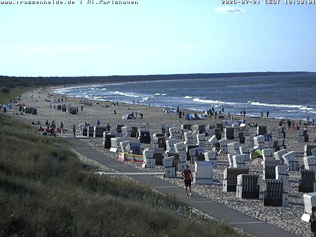 Archiv Foto Webcam Usedom: Strand von Karlshagen und Trassenheide