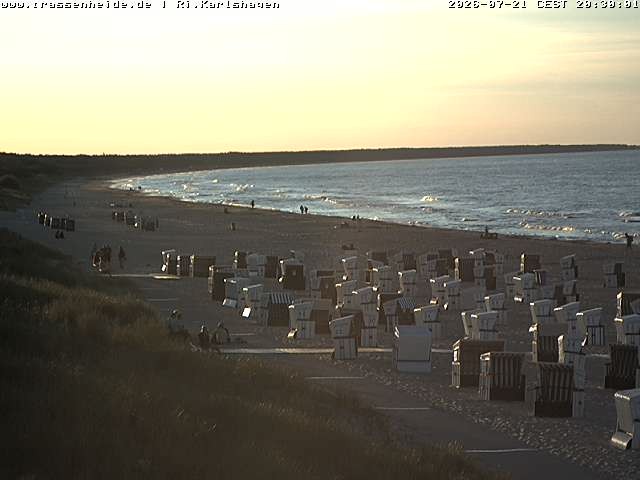 Archiv Foto Webcam Usedom: Strand von Karlshagen und Trassenheide