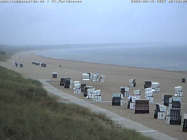 Archiv Foto Webcam Usedom: Strand von Karlshagen und Trassenheide