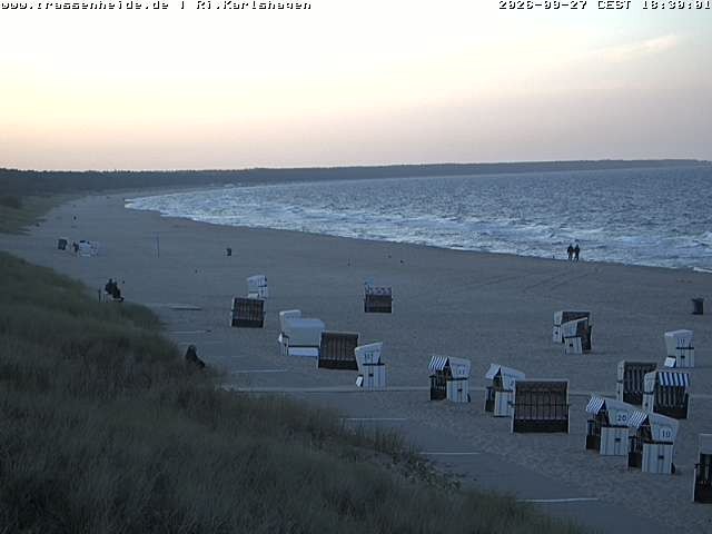 Archiv Foto Webcam Usedom: Strand von Karlshagen und Trassenheide
