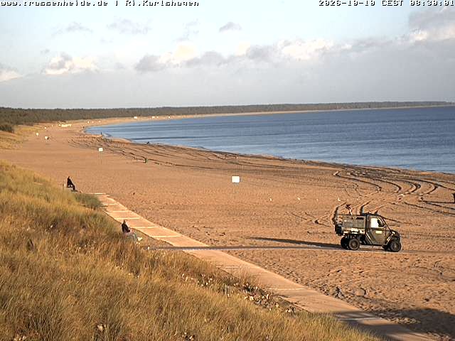 Archived image Webcam Beach of Usedom, near Trassenheide and Karlshagen