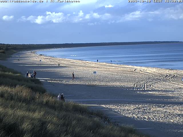 Archived image Webcam Beach of Usedom, near Trassenheide and Karlshagen