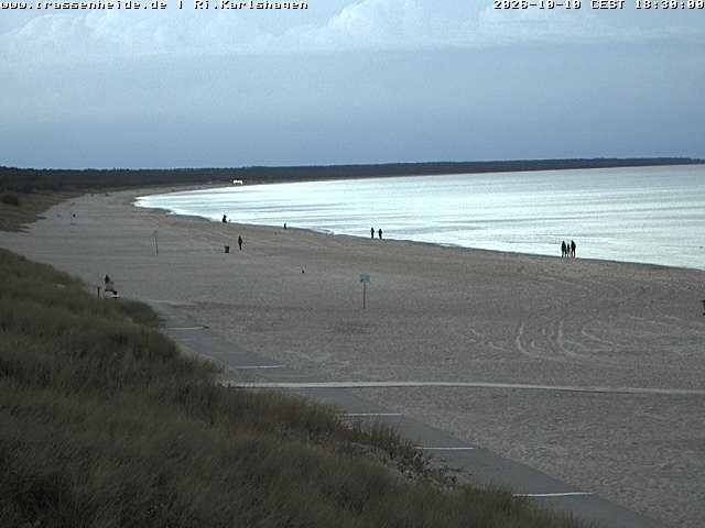 Archived image Webcam Beach of Usedom, near Trassenheide and Karlshagen