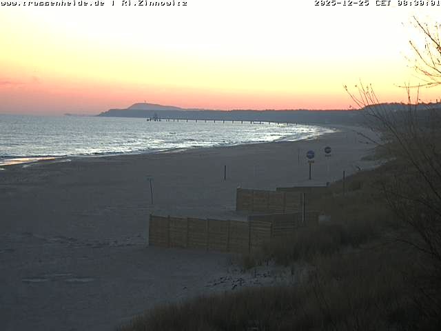 Archiv Foto Webcam Usedom: Zinnowitz/Trassenheide Ostseestrand