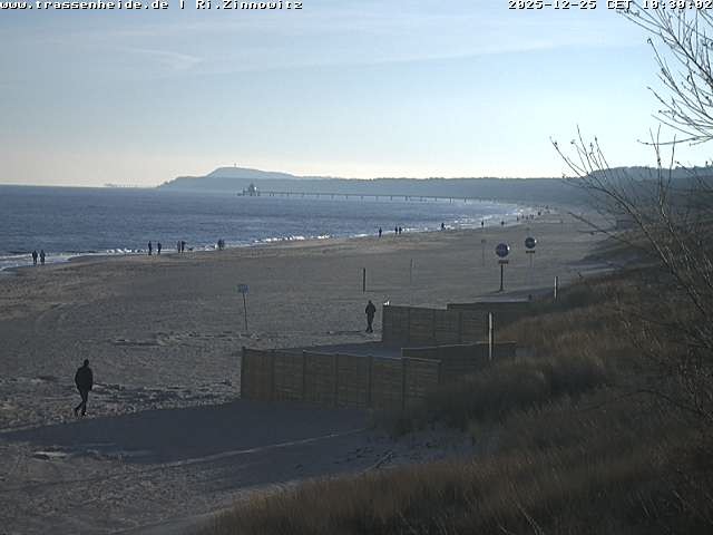 Archiv Foto Webcam Usedom: Zinnowitz/Trassenheide Ostseestrand