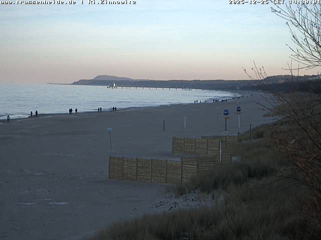Archiv Foto Webcam Usedom: Zinnowitz/Trassenheide Ostseestrand