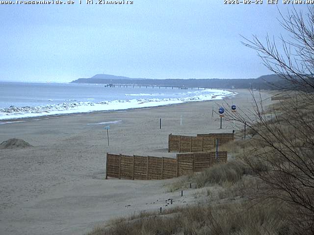 Archiv Foto Webcam Usedom: Zinnowitz/Trassenheide Ostseestrand