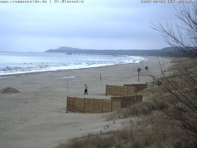 Archiv Foto Webcam Usedom: Zinnowitz/Trassenheide Ostseestrand