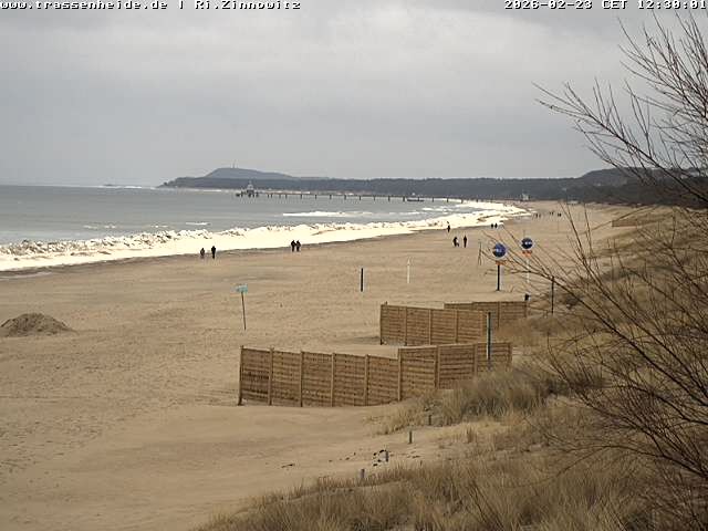 Archiv Foto Webcam Usedom: Zinnowitz/Trassenheide Ostseestrand