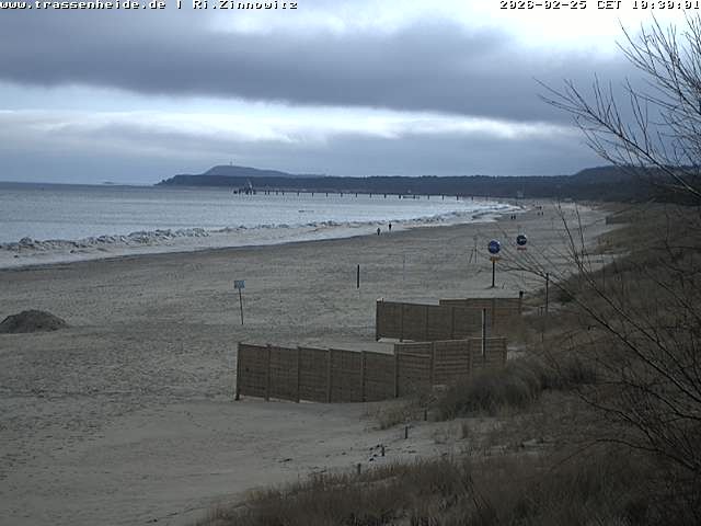 Archiv Foto Webcam Usedom: Zinnowitz/Trassenheide Ostseestrand