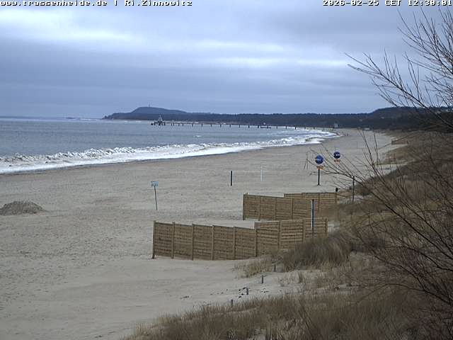 Archiv Foto Webcam Usedom: Zinnowitz/Trassenheide Ostseestrand