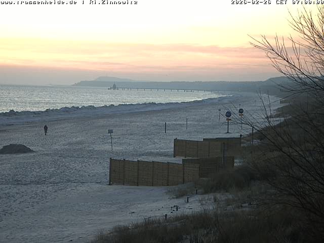 Archived image Webcam Beach of Zinnowitz/Trassenheide at the Baltic Sea
