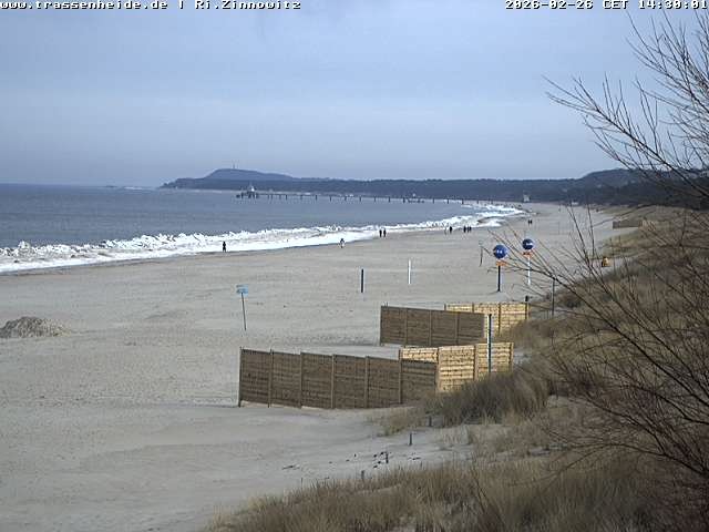 Archived image Webcam Beach of Zinnowitz/Trassenheide at the Baltic Sea