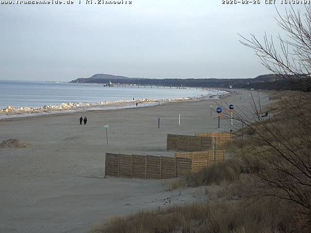 Archived image Webcam Beach of Zinnowitz/Trassenheide at the Baltic Sea
