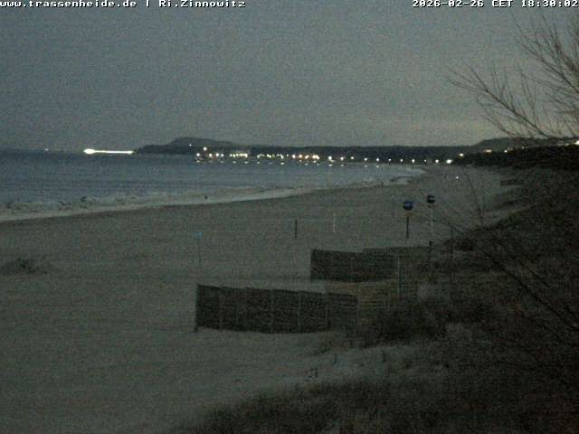 Archived image Webcam Beach of Zinnowitz/Trassenheide at the Baltic Sea