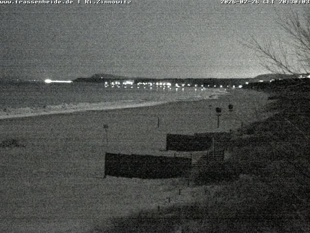 Archived image Webcam Beach of Zinnowitz/Trassenheide at the Baltic Sea