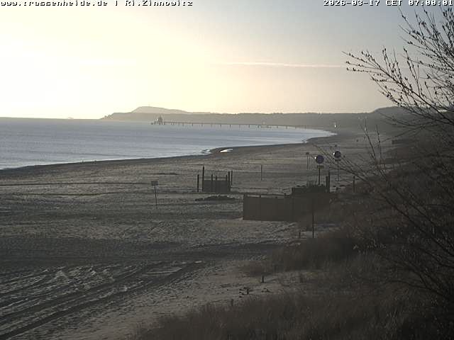Archiv Foto Webcam Usedom: Zinnowitz/Trassenheide Ostseestrand