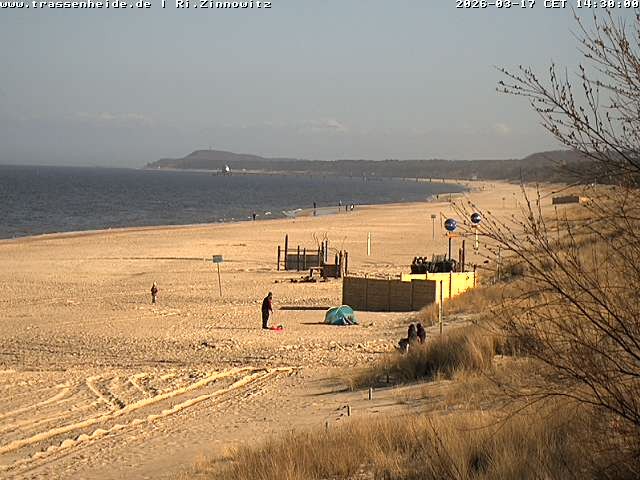 Archived image Webcam Beach of Zinnowitz/Trassenheide at the Baltic Sea