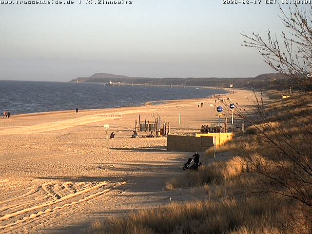 Archived image Webcam Beach of Zinnowitz/Trassenheide at the Baltic Sea