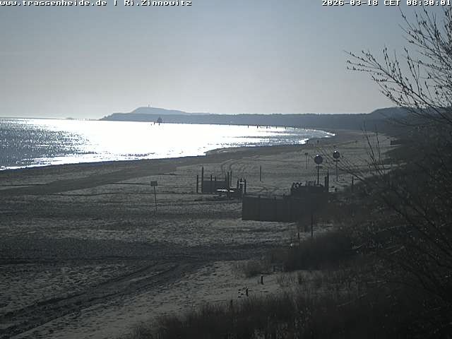 Archiv Foto Webcam Usedom: Zinnowitz/Trassenheide Ostseestrand