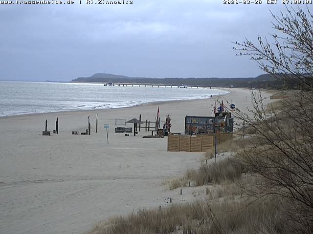 Archiv Foto Webcam Usedom: Zinnowitz/Trassenheide Ostseestrand