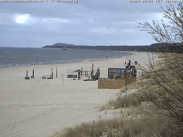 Archiv Foto Webcam Usedom: Zinnowitz/Trassenheide Ostseestrand