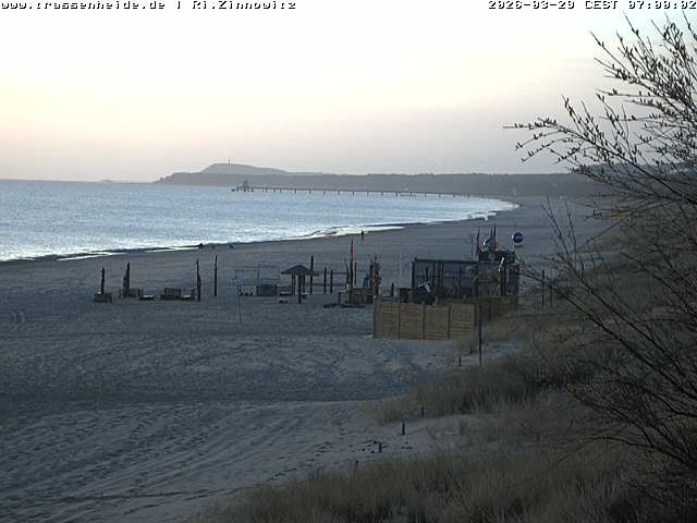 Archiv Foto Webcam Usedom: Zinnowitz/Trassenheide Ostseestrand