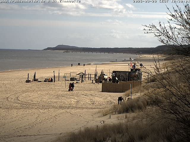 Archiv Foto Webcam Usedom: Zinnowitz/Trassenheide Ostseestrand