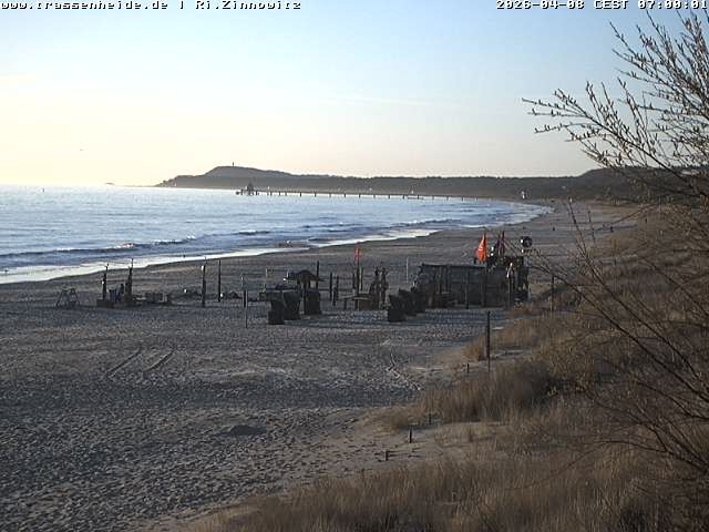 Archived image Webcam Beach of Zinnowitz/Trassenheide at the Baltic Sea