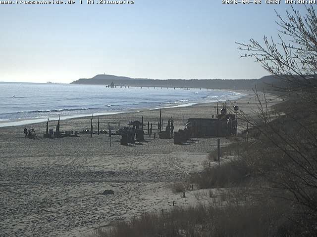Archived image Webcam Beach of Zinnowitz/Trassenheide at the Baltic Sea
