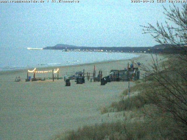 Archived image Webcam Beach of Zinnowitz/Trassenheide at the Baltic Sea