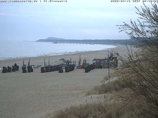 Archiv Foto Webcam Usedom: Zinnowitz/Trassenheide Ostseestrand