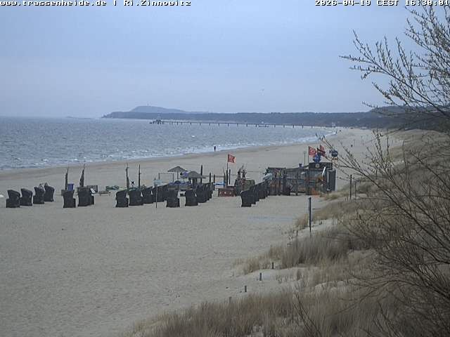 Archiv Foto Webcam Usedom: Zinnowitz/Trassenheide Ostseestrand