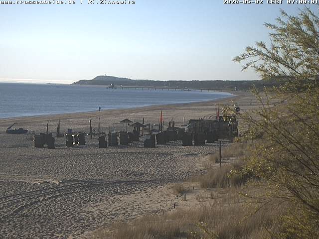 Archiv Foto Webcam Usedom: Zinnowitz/Trassenheide Ostseestrand