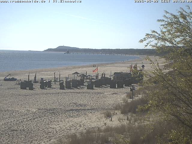 Archiv Foto Webcam Usedom: Zinnowitz/Trassenheide Ostseestrand