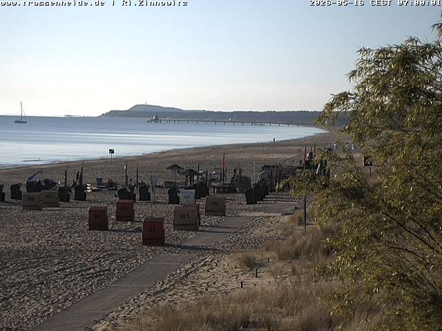 Archiv Foto Webcam Usedom: Zinnowitz/Trassenheide Ostseestrand