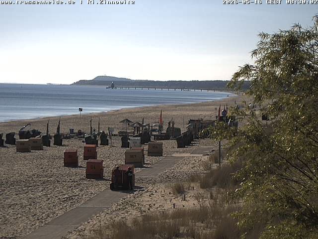 Archiv Foto Webcam Usedom: Zinnowitz/Trassenheide Ostseestrand