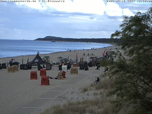 Archiv Foto Webcam Usedom: Zinnowitz/Trassenheide Ostseestrand
