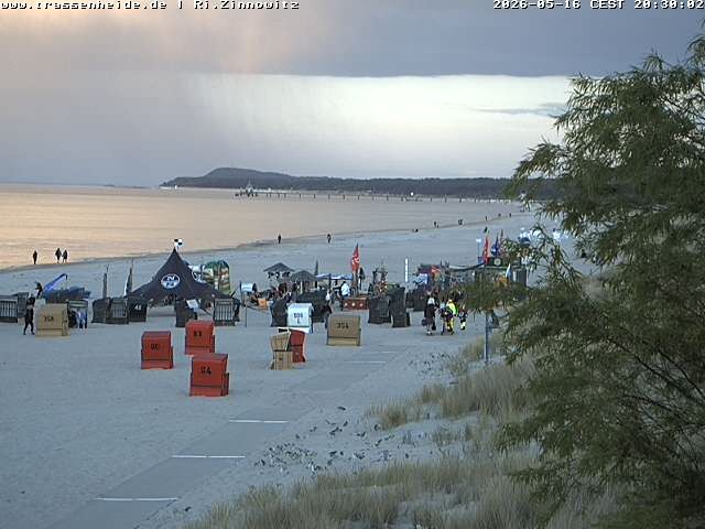 Archiv Foto Webcam Usedom: Zinnowitz/Trassenheide Ostseestrand