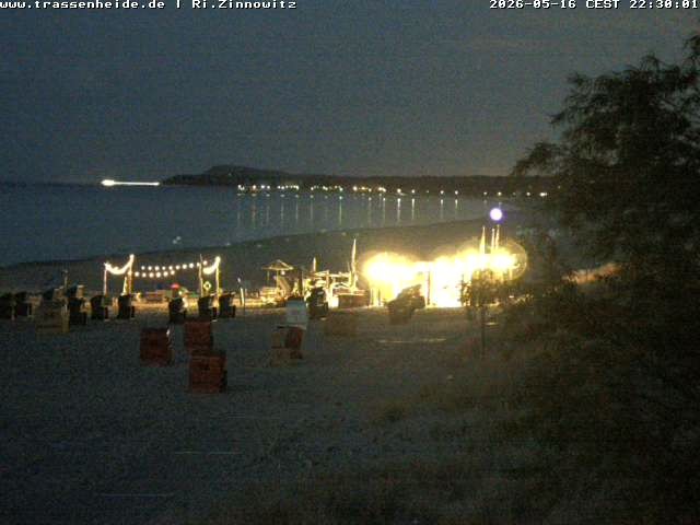 Archiv Foto Webcam Usedom: Zinnowitz/Trassenheide Ostseestrand