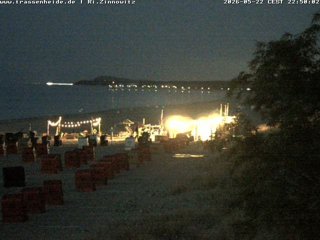 Archiv Foto Webcam Usedom: Zinnowitz/Trassenheide Ostseestrand
