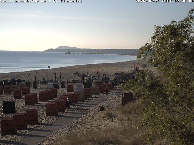 Archiv Foto Webcam Usedom: Zinnowitz/Trassenheide Ostseestrand