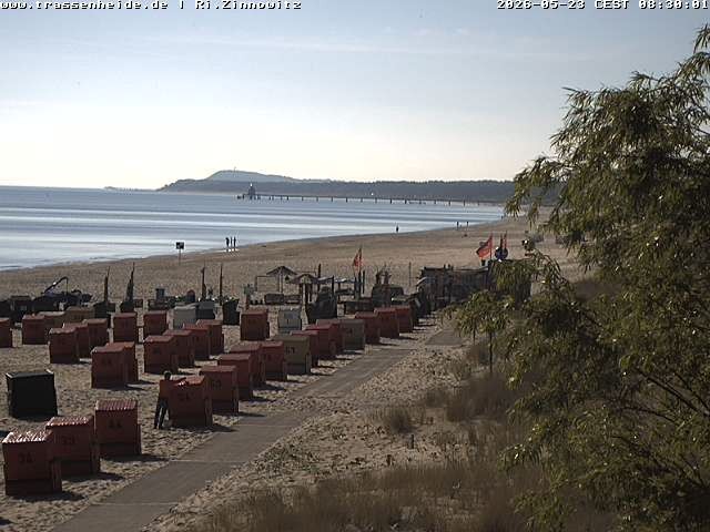 Archiv Foto Webcam Usedom: Zinnowitz/Trassenheide Ostseestrand