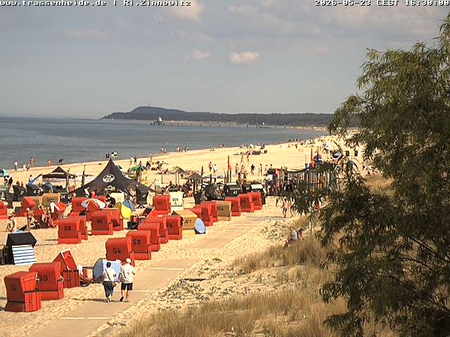 Archiv Foto Webcam Usedom: Zinnowitz/Trassenheide Ostseestrand