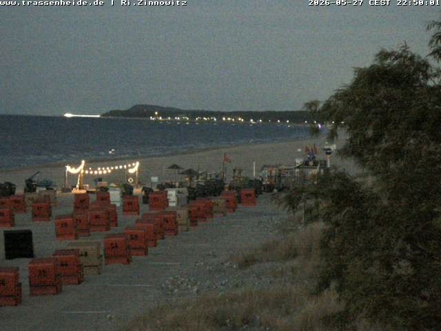 Archiv Foto Webcam Usedom: Zinnowitz/Trassenheide Ostseestrand