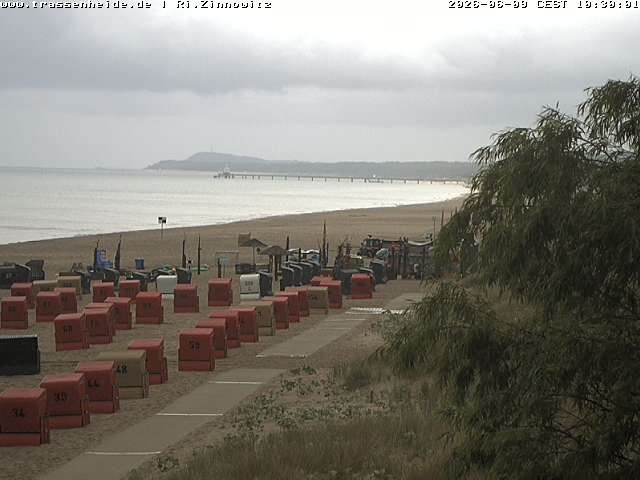 Archiv Foto Webcam Usedom: Zinnowitz/Trassenheide Ostseestrand