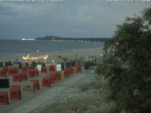 Archiv Foto Webcam Usedom: Zinnowitz/Trassenheide Ostseestrand