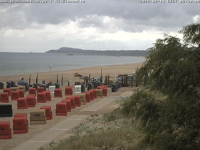 Archived image Webcam Beach of Zinnowitz/Trassenheide at the Baltic Sea