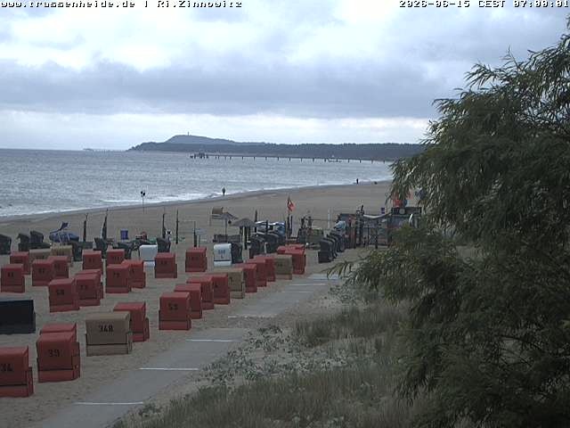 Archiv Foto Webcam Usedom: Zinnowitz/Trassenheide Ostseestrand